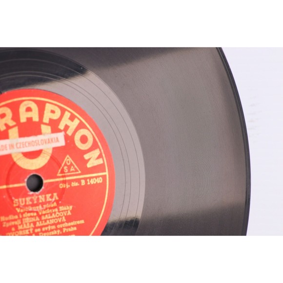 Jiřina Salačová & Máša Allanová - Sukýnka 1943 78 rpm Record Ultraphon B 14040 - Picture 9 of 16